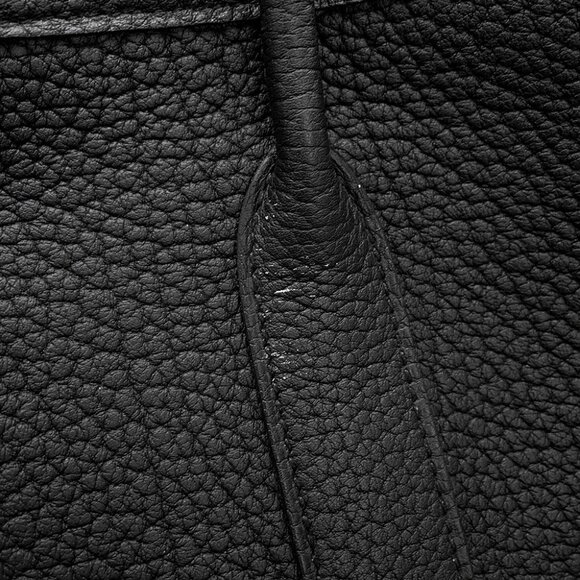 HERMES Garden Party Size TPM Negonda Leather Black - Picture 5 of 8